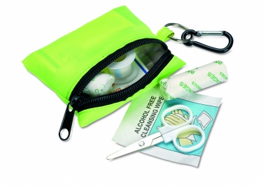Logo trade corporate gifts picture of: First aid kit w/ carabiner