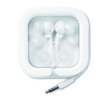 Logo trade promotional gifts image of: Ear plug with silicone