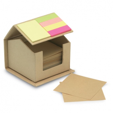 Logo trade promotional gift photo of: Memo/sticky notes pad recycled