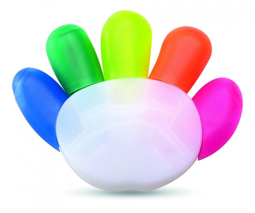 Logo trade promotional product photo of: 5 colour highlighter