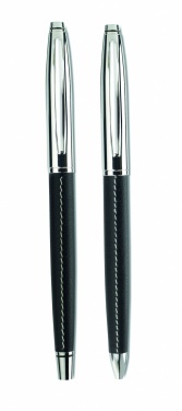 Logo trade promotional product photo of: Ball pen and roller set