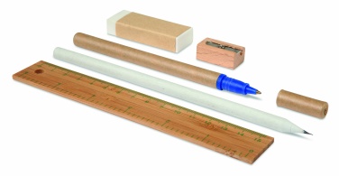 Logotrade corporate gift picture of: Stationary set in cotton pouch