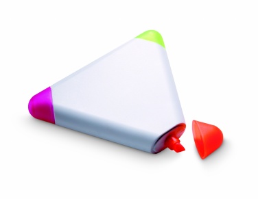 Logo trade promotional item photo of: Triangular highlighter