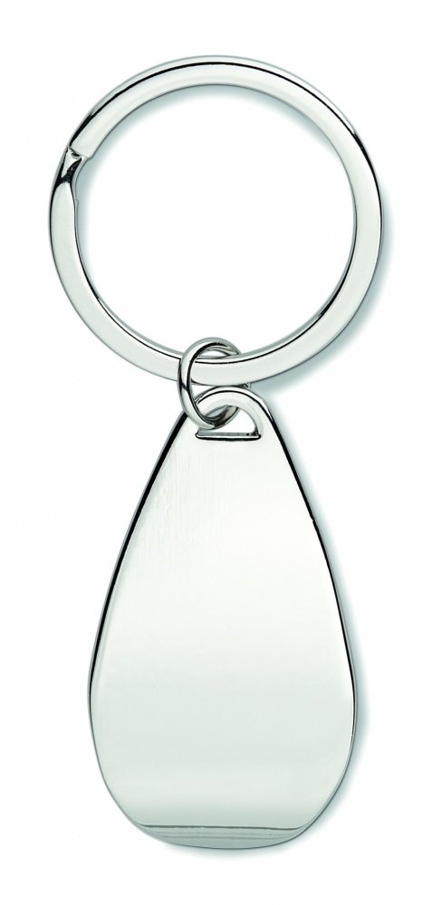 Logo trade promotional giveaways image of: Bottle opener key ring Tornio