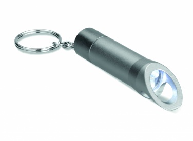 Logo trade promotional items picture of: Metal torch key ring Ylivieska