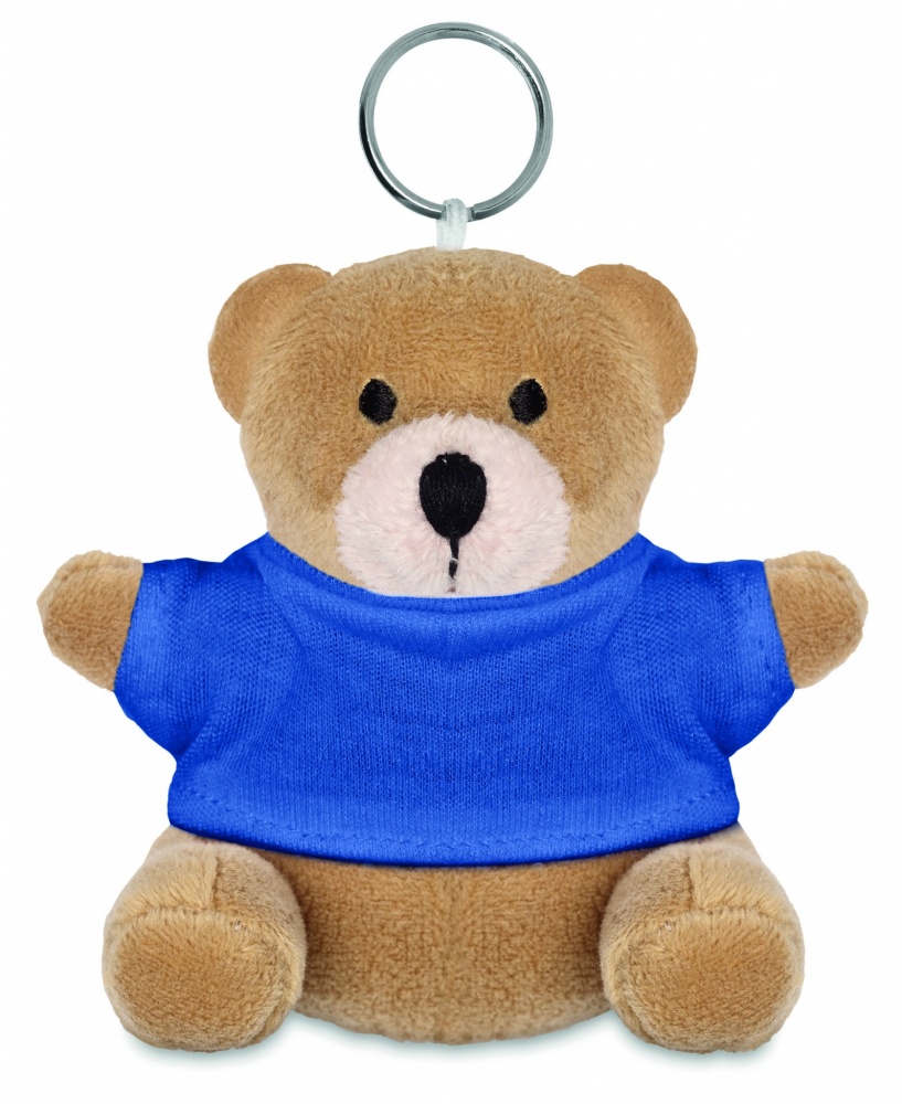Logotrade promotional merchandise photo of: Teddy bear key ring FINLAND