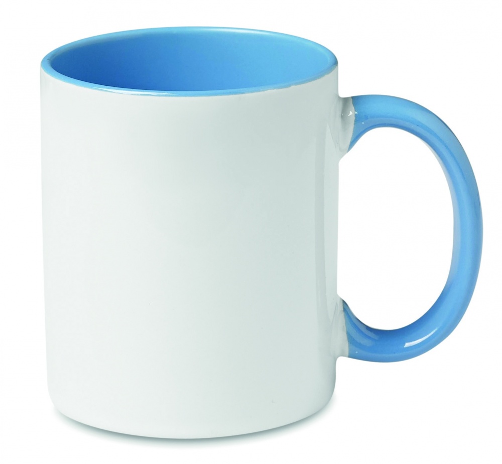 Logo trade promotional giveaways image of: Coloured sublimation mug