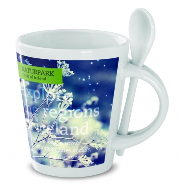 Logotrade promotional gifts photo of: Sublimation mug with spoon