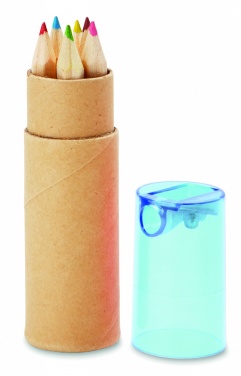 Logo trade promotional merchandise image of: 6 coloured pencils