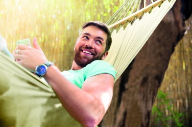 Logo trade corporate gift photo of: Hammock polycotton