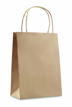 Logo trade business gifts image of: Gift paper bag small 150 gr/m²