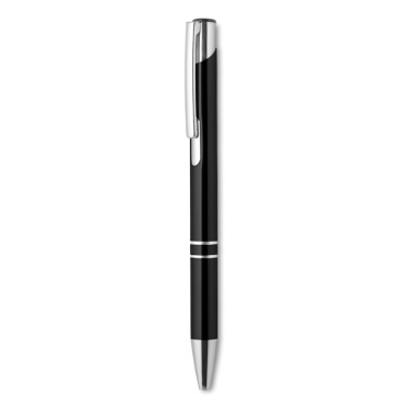 Logotrade promotional merchandise photo of: Push button aluminium pen BERN