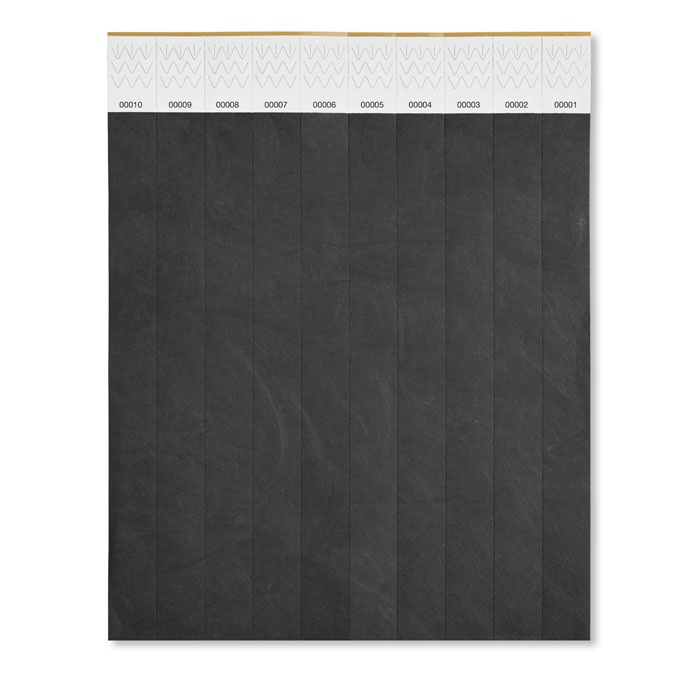 Logo trade promotional items picture of: One sheet of 10 wristbands