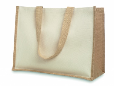 Logotrade promotional merchandise picture of: Jute and canvas shopping bag