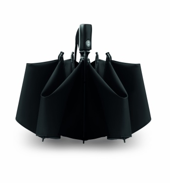 Logo trade promotional gift photo of: Foldable reversible umbrella