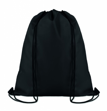 Logo trade promotional giveaways image of: 210D Polyester drawstring bag