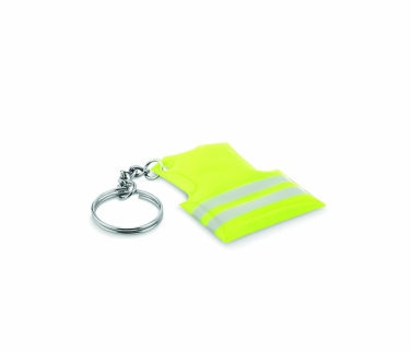 Logotrade promotional merchandise picture of: Key ring with reflecting vest Jekabpils