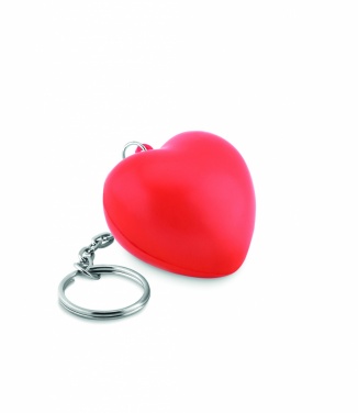 Logotrade business gifts photo of: Key ring with PU heart Ogre