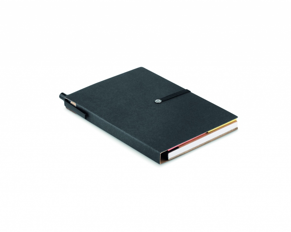Logotrade promotional item image of: Notebook w/pen & memo pad
