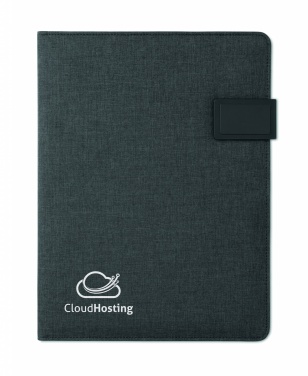 Logotrade business gift image of: A4 folder with power bank