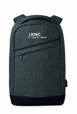 Logotrade corporate gift image of: 2 tone backpack incl USB plug