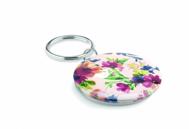 Logo trade advertising products picture of: Small pin button key ring Tukums
