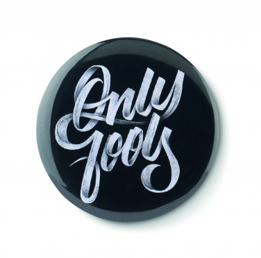 Logo trade advertising products picture of: Mirror button metal