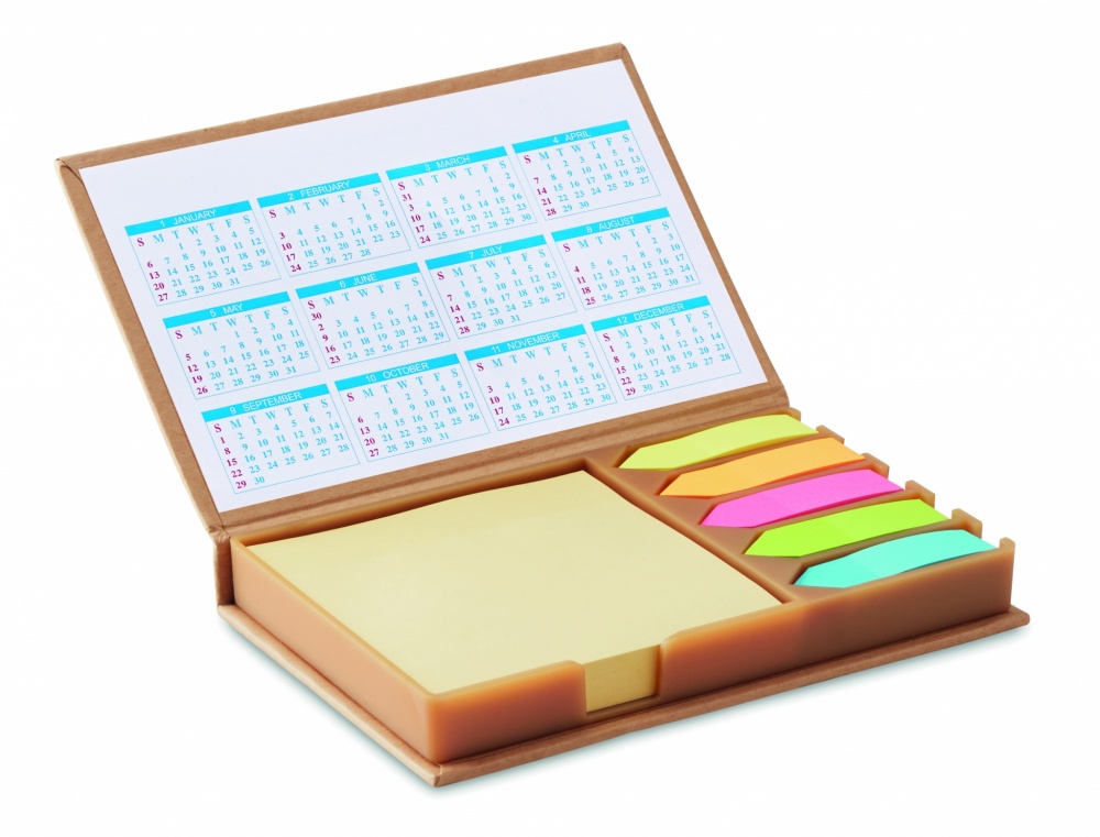 Logotrade corporate gifts photo of: Desk memo set with calendar