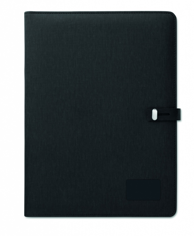 Logo trade business gift photo of: A4 folder w/wireless charger5W