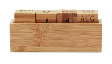 Logotrade promotional product image of: Bamboo calendar