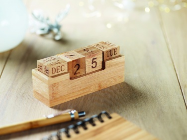 Logotrade corporate gift picture of: Bamboo calendar