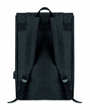 Logo trade promotional giveaway photo of: Backpack in 600D polyester