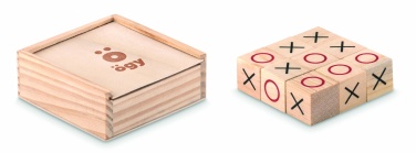 Logotrade promotional giveaway image of: Wooden tic tac toe