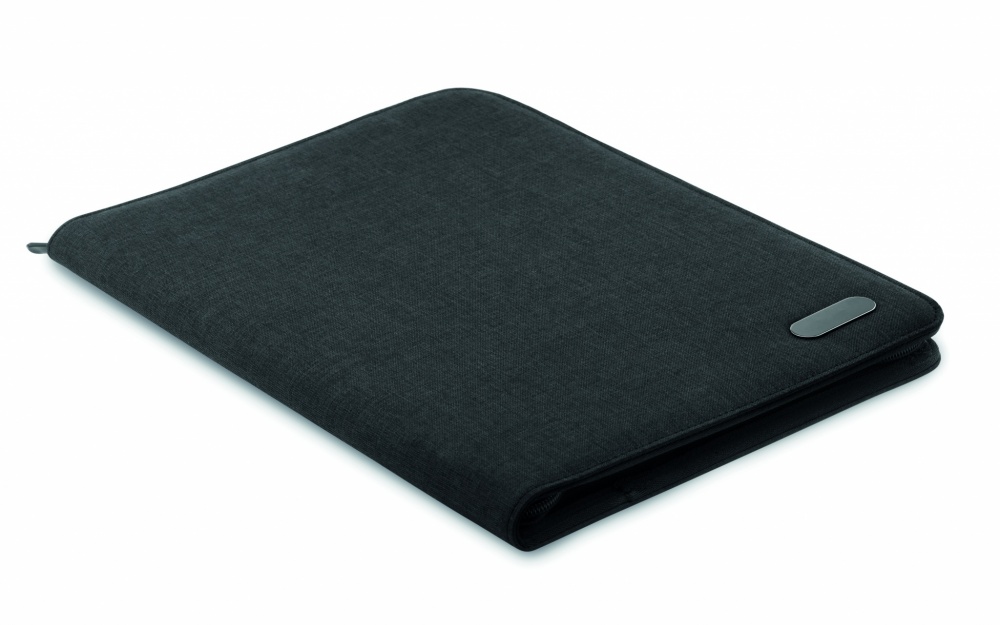 Logo trade promotional merchandise picture of: A4 conference folder zipped