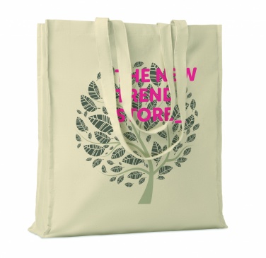Logo trade promotional products image of: 140gr/m² cotton shopping bag