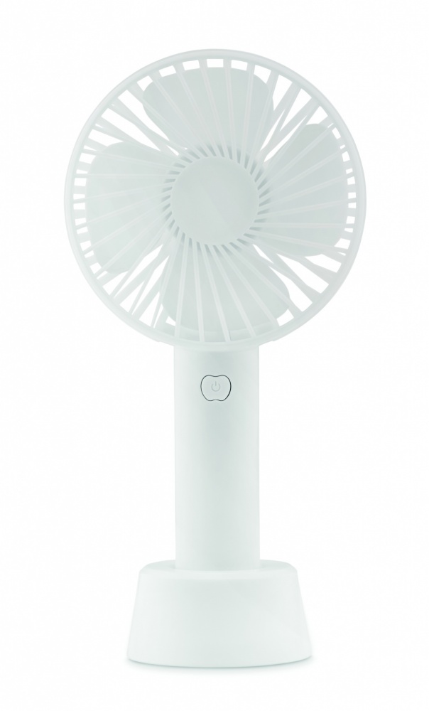 Logo trade promotional merchandise photo of: USB desk fan with stand 
