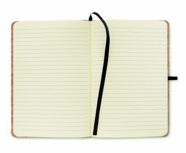 Logotrade promotional merchandise image of: A5 cork notebook 96 lined