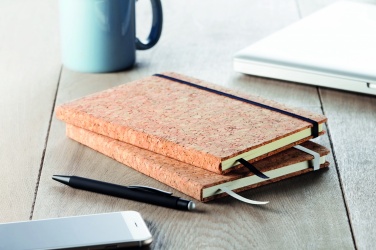 Logotrade promotional giveaway picture of: A5 cork notebook 96 lined