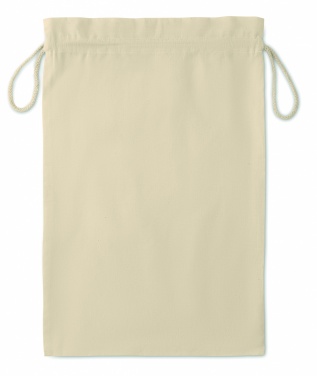 Logo trade promotional merchandise photo of: Large Cotton draw cord bag 30 x 47 cm