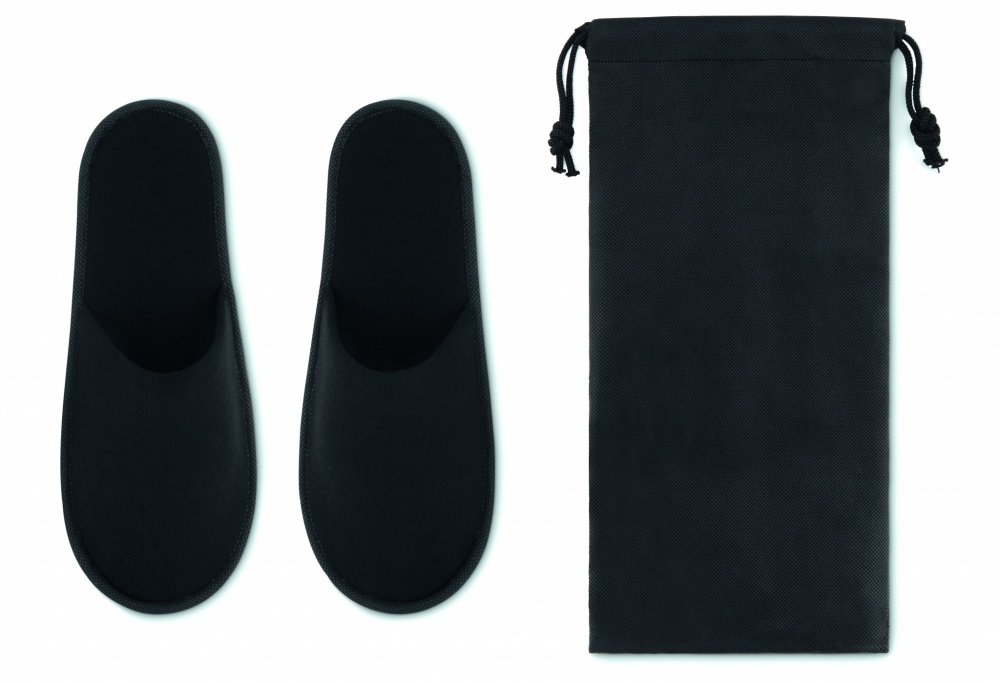 Logotrade promotional giveaway image of: Pair of slippers in pouch