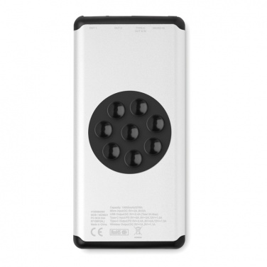 Logo trade promotional merchandise image of: Wireless 10000 mAh Power bank