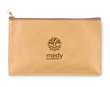 Logo trade promotional items image of: Woven paper pencil case
