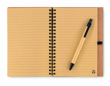 Logotrade corporate gift image of: Cork notebook with pen