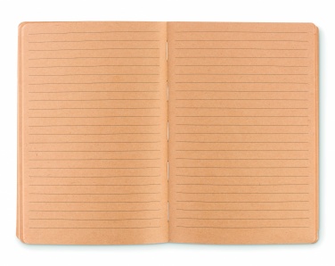Logo trade promotional merchandise picture of: A5 cork notebook 96 lined