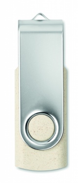 Logotrade corporate gift picture of: Wheat straw PP 50/50 USB 16GB