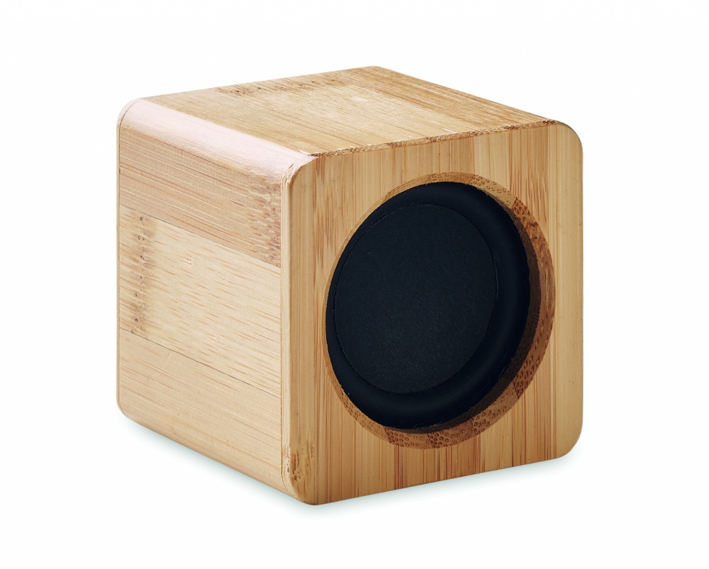 Logotrade promotional giveaway image of: Bamboo wireless speaker