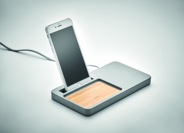 Logo trade promotional merchandise image of: Wireless charging organizer10W