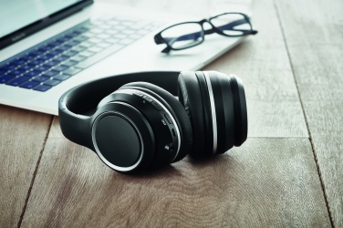 Logo trade promotional gifts image of: ANC headphone and pouch