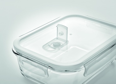 Logotrade promotional merchandise picture of: Glass lunchbox & PP lid 900ml