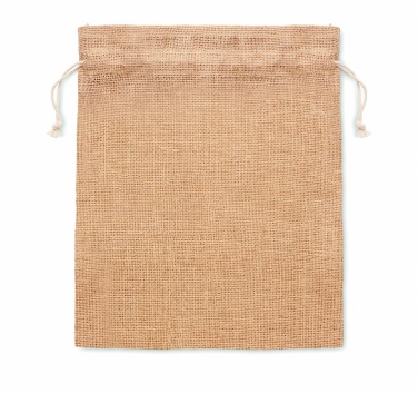Logotrade promotional items photo of: Small jute gift bag 14 x 22 cm
